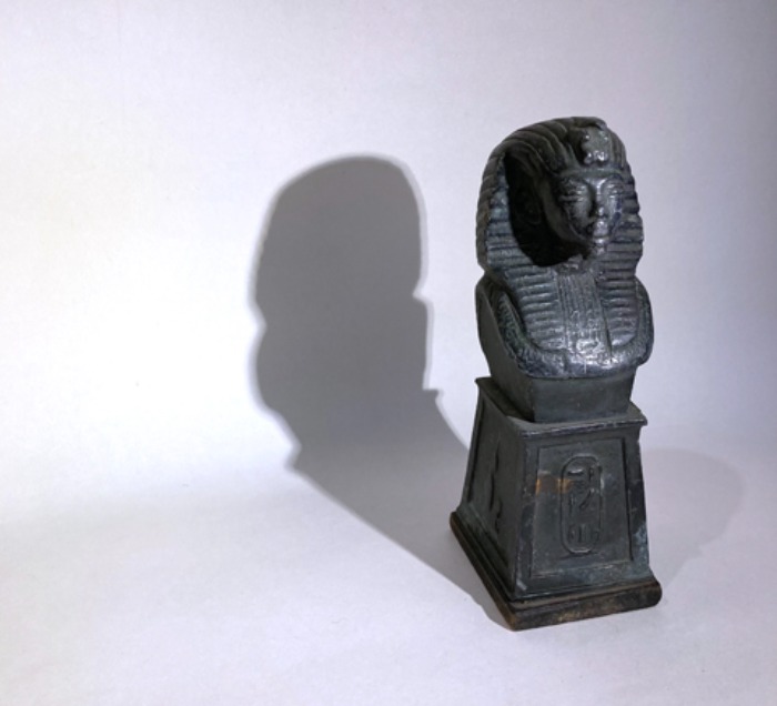 [EGYPT]60s Egypt Tutankhamun 투탕카멘 hand-made bronze statue.