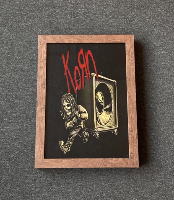 [U.S.A]90s “Korn” 콘 original poster frame.