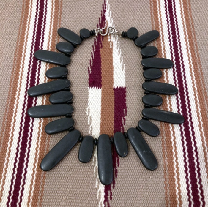 [U.S.A]80s 오석 Native indian necklace.