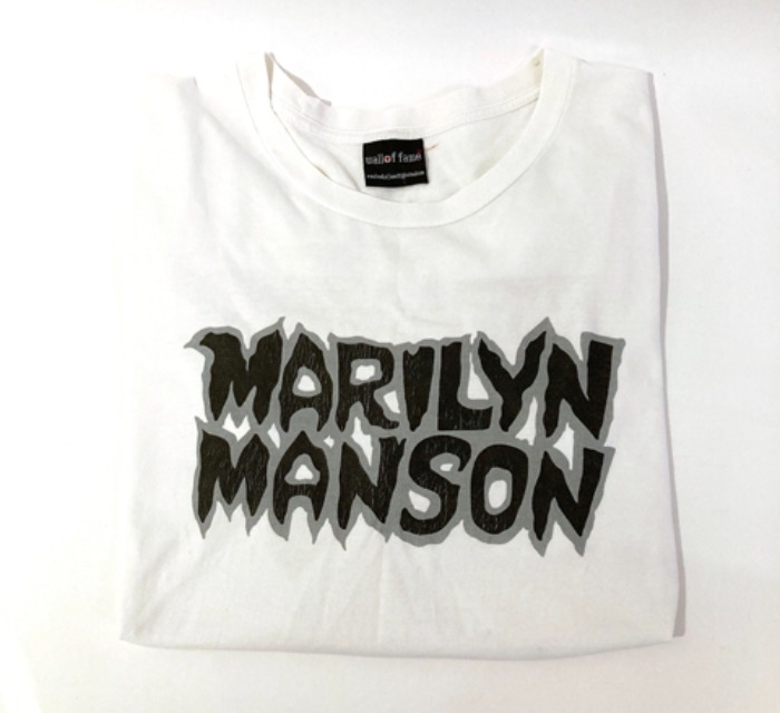 [U.S.A]90s &quot;MARILYN MANSON&quot; 마를린 맨슨 vintage T-shirt.
