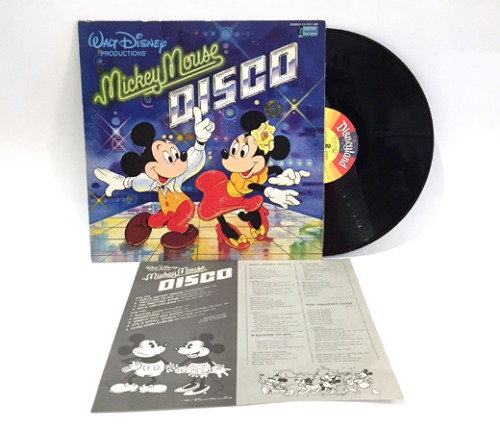 Vtg Walt Disney “Mickey Mouse DISCO&quot; vinyl(LP).