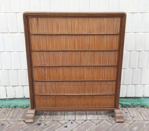 vtg JAPANESE bamboo screen partition.