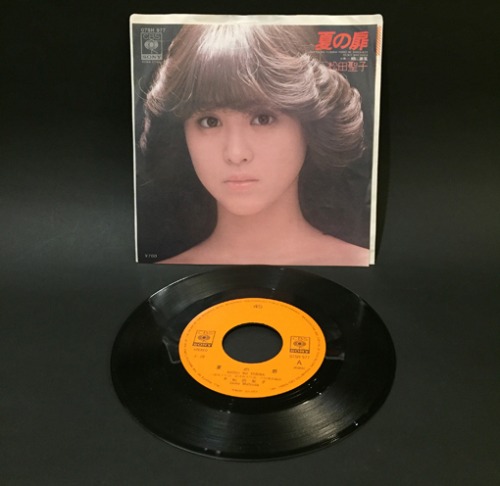 80s “Matsuda Seiko” 5집 싱글(여름의 문) 45rpm 도넛판 vinyl.