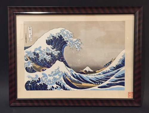 [JAPAN]Katsushika Hokusai &quot;the great wave off kanagawa&quot; frame(액자).