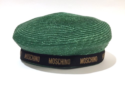 [ITALY]90s MOSCHINO hemp beret.