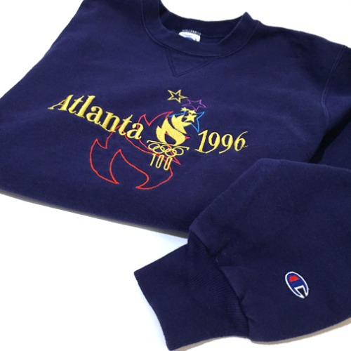 [U.S.A]vtg Champion “1996 Atlanta Olympic” cotton sweatshirt.