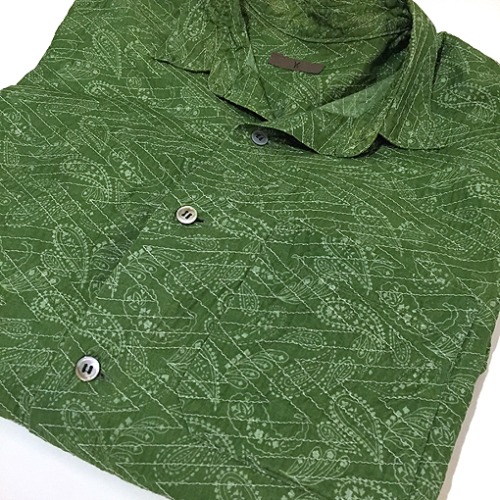 [JAPAN]Yohji Yamamoto “Y’s” paisley embossing stitch shirt.