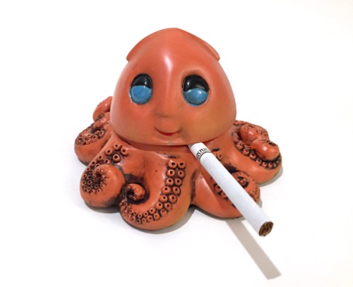 [U.S.A]Antique “octopus” ceramic ashtray(문어 재떨이).