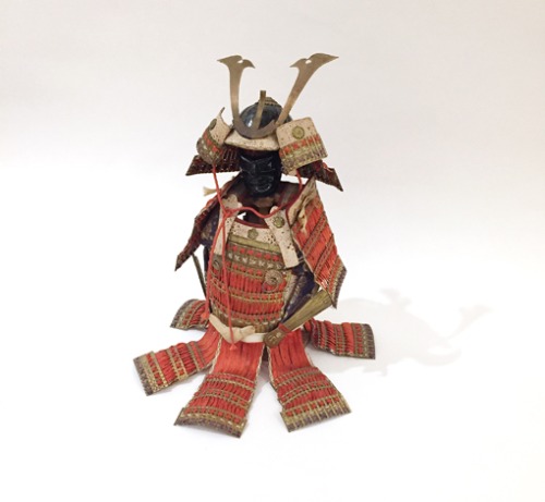 [JAPAN]60s Japanese samurai armor hand-made figure(사무라이 피규어).