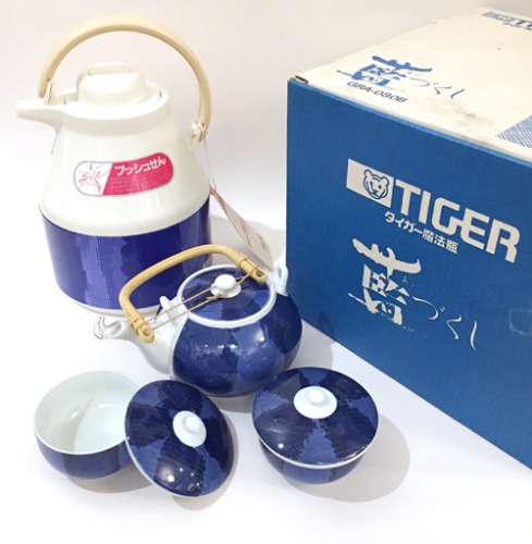 [JAPAN]90s TIGER “Tea pot set” full box 차 세트(새제품).
