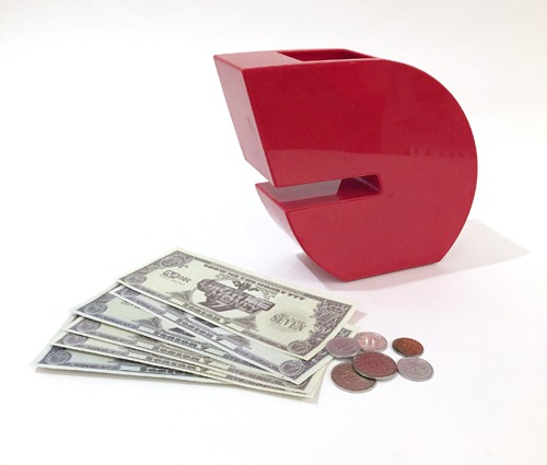 [U.S.A]80s mid-century art design money box(저금통).