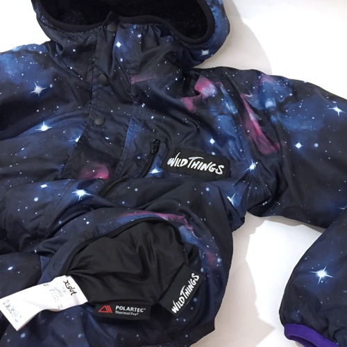 [JAPAN]&quot;Wild Things x X-girl&quot; SPACE-AGE DESIGN reversible jumper.