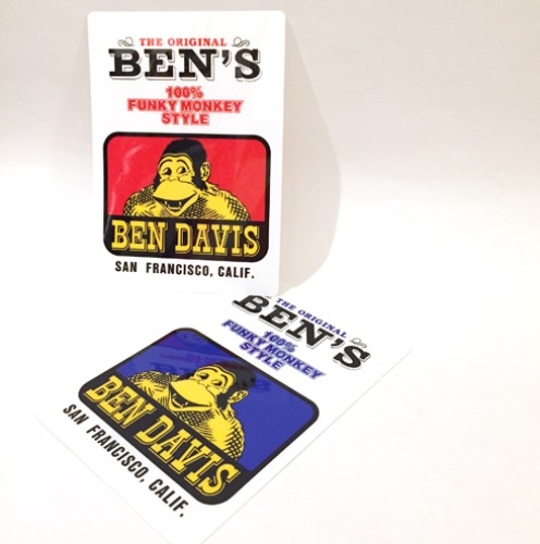 [U.S.A]90s BEN DAVIS 벤 데이비스 tin sign 2 set.