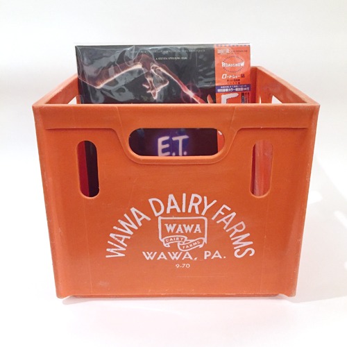 [U.S.A]80s Vtg “WAWA DAIRY FARMS” ORIGINAL MILKCRATE BOX(LP박스).