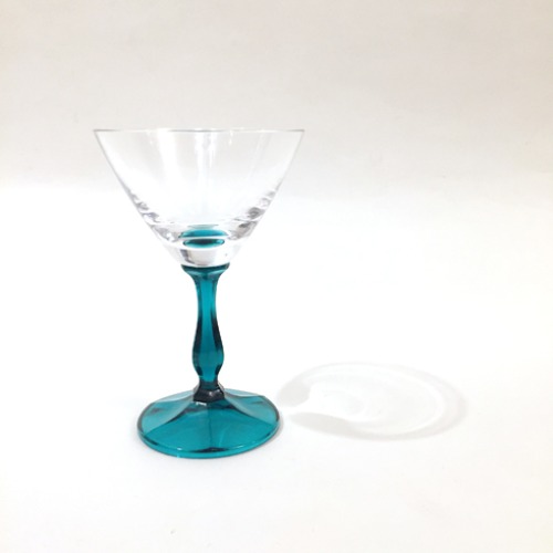[FRANCE]70s hand-made Art Design Wine Glass.