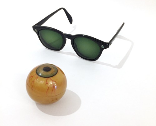 [RARE!][U.S.A]60s AMERICAN OPTICAL “AO” hinge KEYHOLE Wellington glasses.
