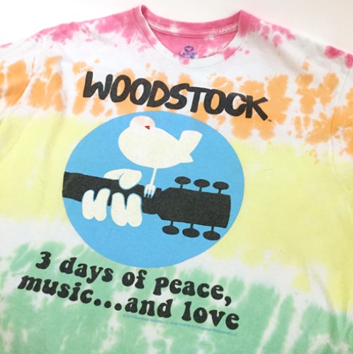 [U.S.A]vtg “Woodstock music festival” 나염 printing-T.