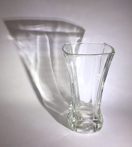 [FRANCE]70s FRANCE hand-made 통유리 glass vase(꽃병).
