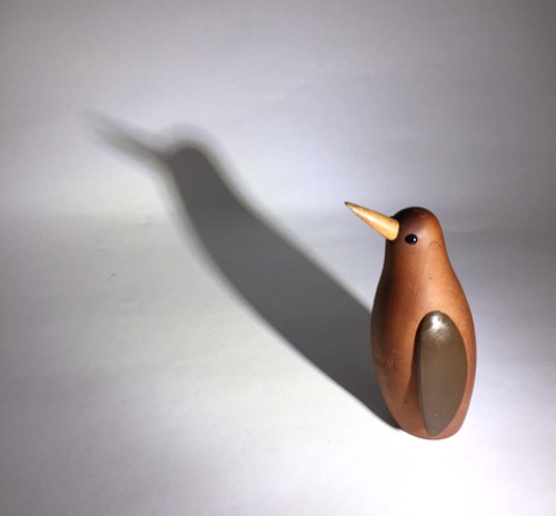[U.S.A]80s Penguin wood objet.