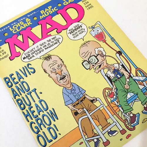 [U.S.A]90s MAD magazine “Beavis &amp; Butt head grow old!” 1995년 6월호.
