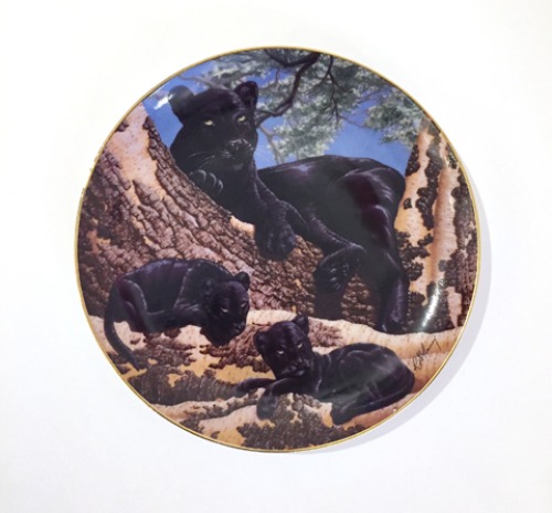 [U.S.A]90s “Black Panther” family tree limited edition plate.