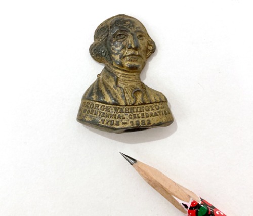 [GERMANY]30s “GEORGE WASHINGTON” 200주년 기념 pencil sharpner(연필깎이).