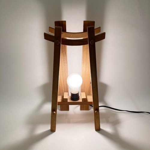 [JAPAN]70s japanese traditional wood lamp(빈티지 램프).