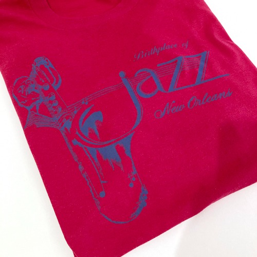 [U.S.A]80s SCREEN STARS “Jazz” printed T-shirt.