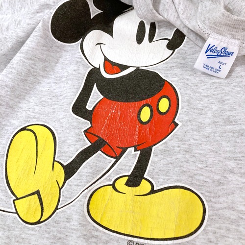[U.S.A]90s Velva Sheen “Califonia” mickey mouse T-shirt.