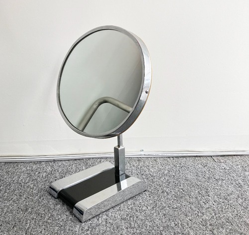 [U.S.A]60s mid-century metal stand mirror(거울).