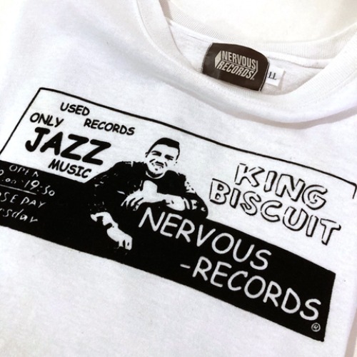 [U.S.A]90s NERVOUS-RECORDS T-shirt.