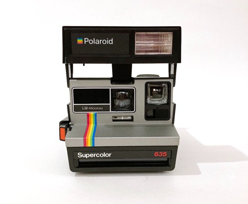 [ENGLAND]80s Polaroid &quot;Supercolor 635&quot; film camera.
