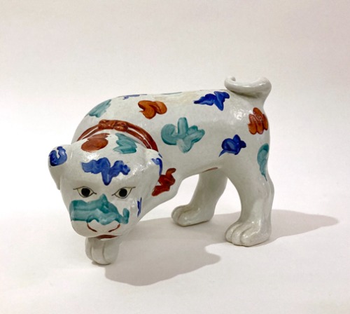 [RARE!][U.S.A]Metropolitan Museum 에도시대 japanese dog ceramic sculpture.