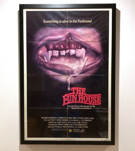 [U.S.A]80s &quot;The FUNHOUSE&quot; big size original poster.